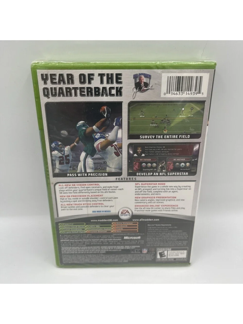 EA Sports Madden NFL 06 Football (Original Xbox) Brand New Sealed